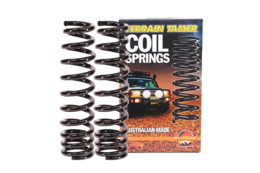 Coils FRONT Raised 40MM 100KG + W/bullbar Tapered WIRE V8 – Toyota Land Cruiser 200 Series