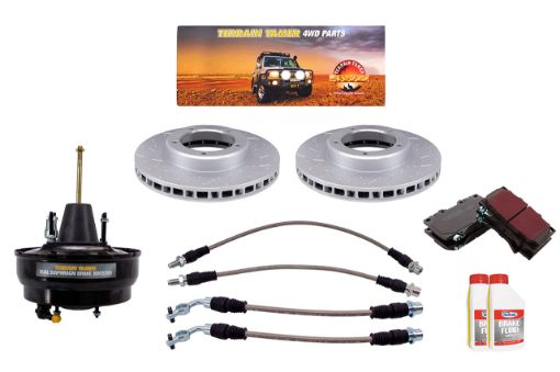 TT Fortified Brake Upgrade KIT DRUM REAR without ABS – Toyota Land Cruiser 70 Series