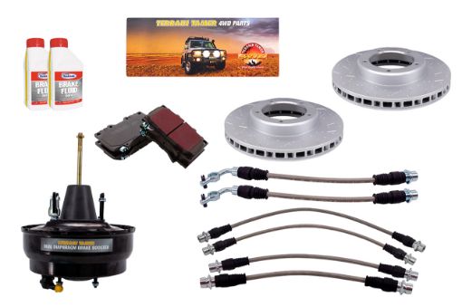TT Fortified Brake Upgrade KIT DRUM REAR suits ABS W/O VSC – Toyota Land Cruiser 70 Series