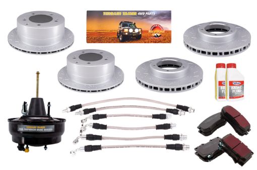 TT Fortified Brake Upgrade KIT DISC REAR – Toyota Land Cruiser 70 Series