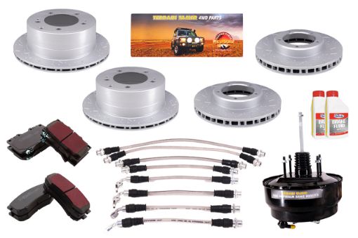 TT Fortified Brake Upgrade KIT DISC REAR +ABS GDJ7# Series – Toyota Land Cruiser 70 Series