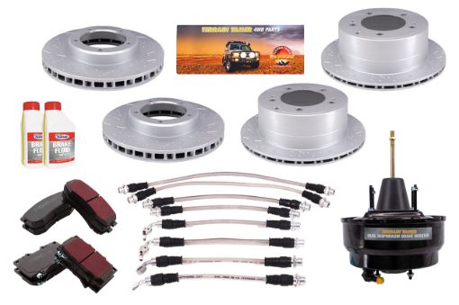 TT Fortified Brake Upgrade KIT DISC REAR + ABS & Stab.ctrl – Toyota Land Cruiser 70 Series