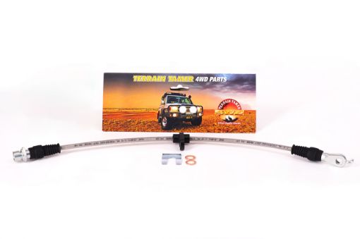 Braided Brake HOSE FRONT L/H PLUS 50MM – Toyota Land Cruiser 200 Series
