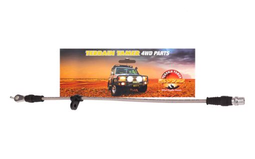 Braided Brake HOSE FRONT L/H PLUS 50MM – Toyota Land Cruiser 200 Series