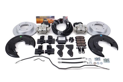 REAR DRUM TO DISC Conversion KIT Inc+backing Plates+pipes – Toyota Land Cruiser 70 Series