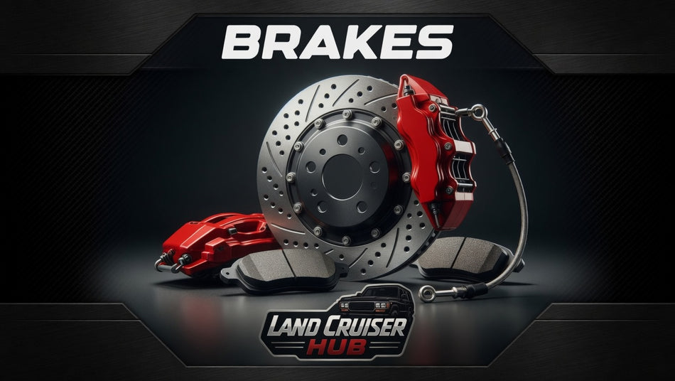 SHOE SET HAND Brake Contains 4 Brake Shoes – Toyota Land Cruiser 80 &