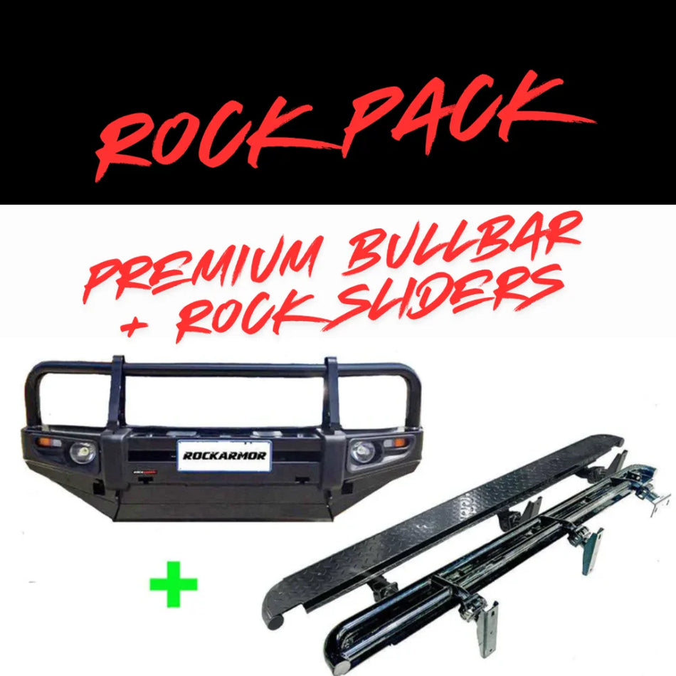 Rockarmor Rock Pack — Toyota Land Cruiser Fj105 1998-2002 | Premium Bullbar + Rock Sliders
